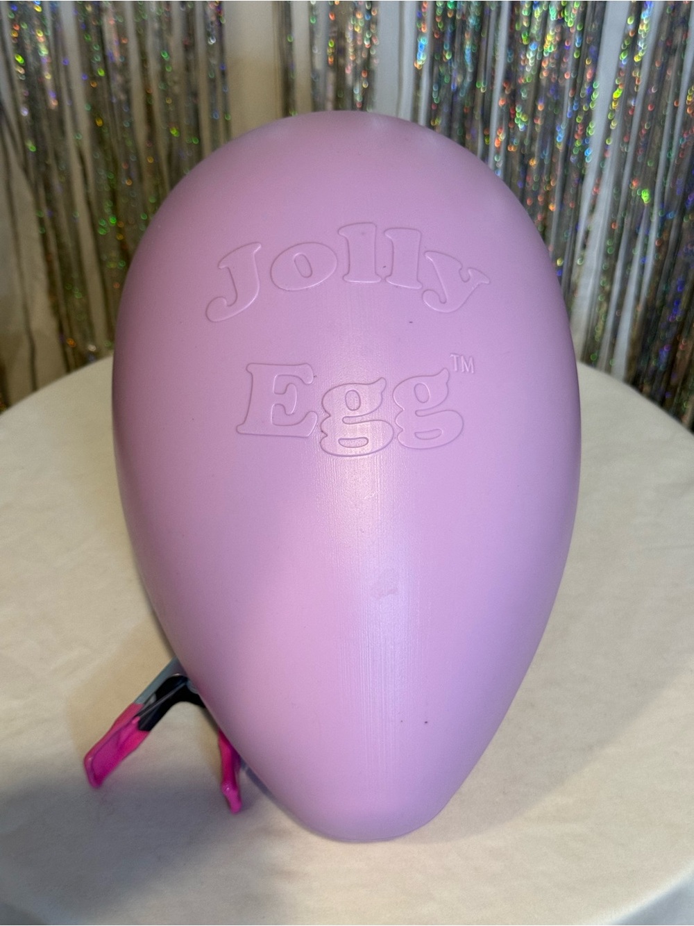 Egg Durable Dog Toy — Light Purple
